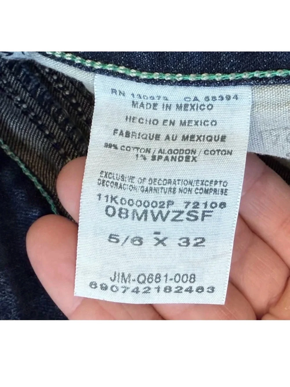 WRANGLER Retro Woman’s Sadie Low Rise Jeans 5/6 32” Inseam
